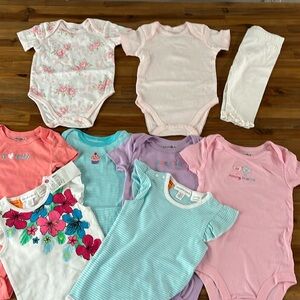 Pumpkin Patch Babys R Us Girls Bodysuit Bundle